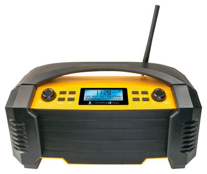 Dabwork2 Bluetooth DAB+, UKW Radio IP54 (Schwarz, Gelb) 