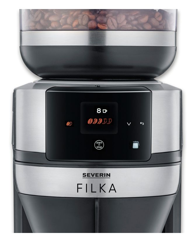 KA4852 1 Tassen Filterkaffeemaschine  (Schwarz, Silber) 