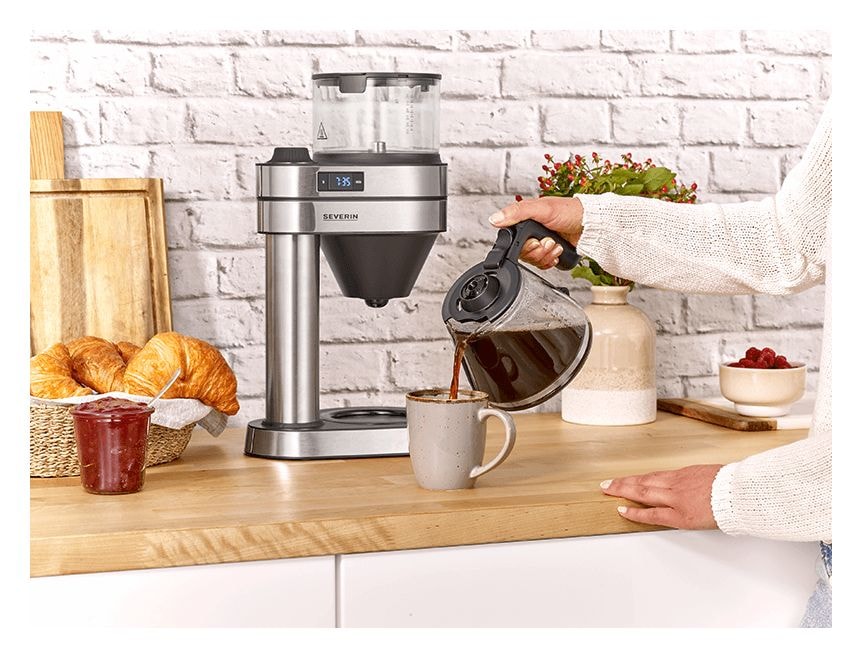 KA5762 Caprice Filterkaffeemaschine  (Schwarz, Edelstahl) 