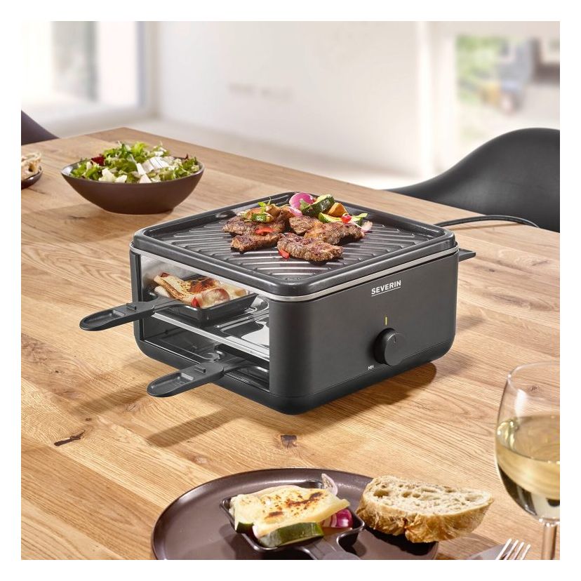 RG2360 Black Line Lite Mini Raclettegrill 4 Person(en) 800 W 