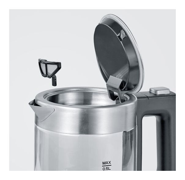 WK3472 0,5 l Wasserkocher 1100 W  (Silber) 