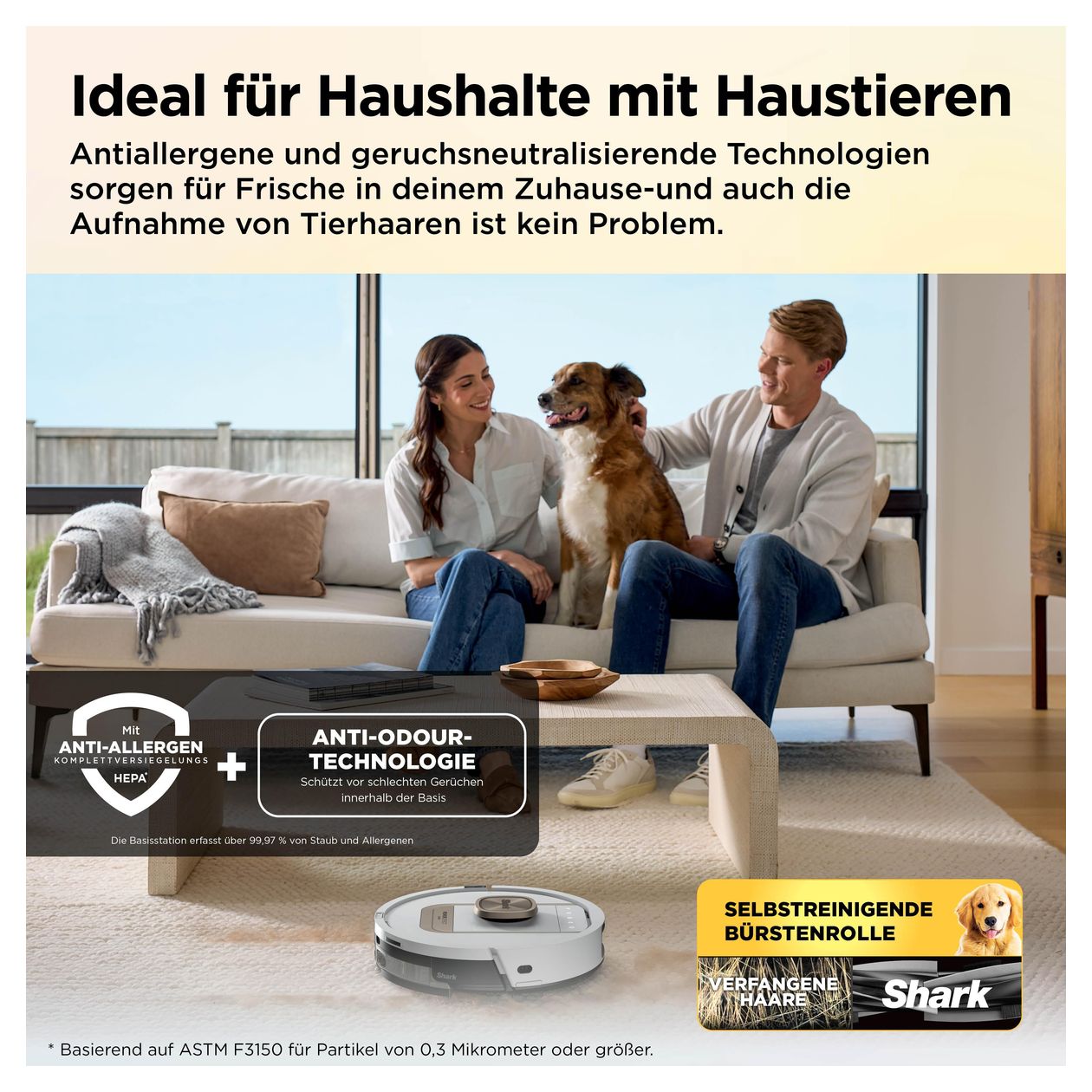 RV2910XEEUWH Saugroboter nass/trocken 180 min Akku  (Weiß) 