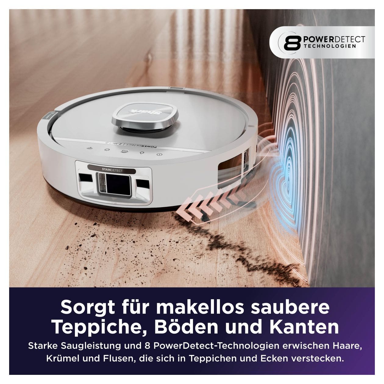 RV3010XEEUWH Saugroboter nass/trocken 180 min Akku  (Weiß) 