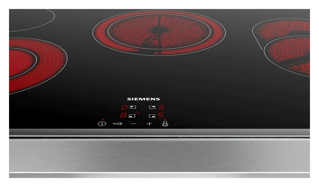EQ214KA01Z (HB213ABS3 + ET845HH17) Backofen-Set groß mit autarkem 80 cm Glaskeramikkochfeld Kochfeld 