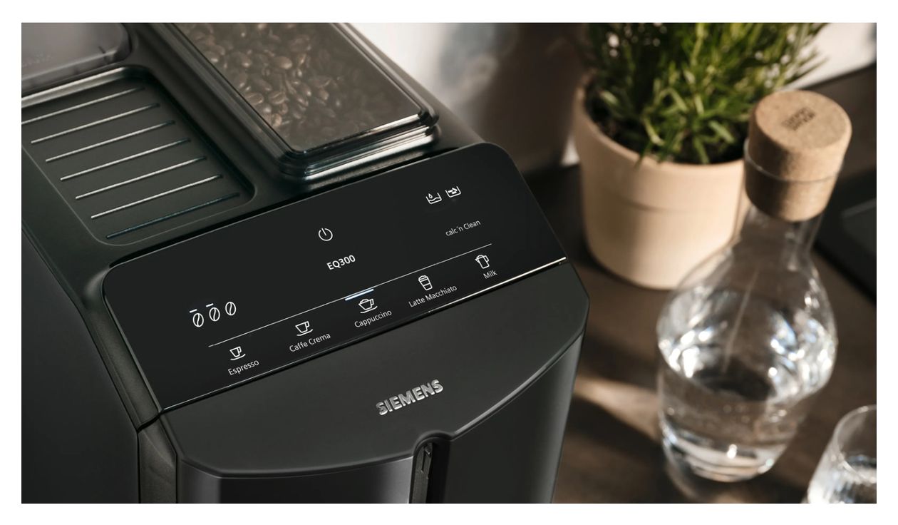 EQ300 TF301E19 Kaffeevollautomat 15 bar 1,4 l 250 g  (Schwarz) 