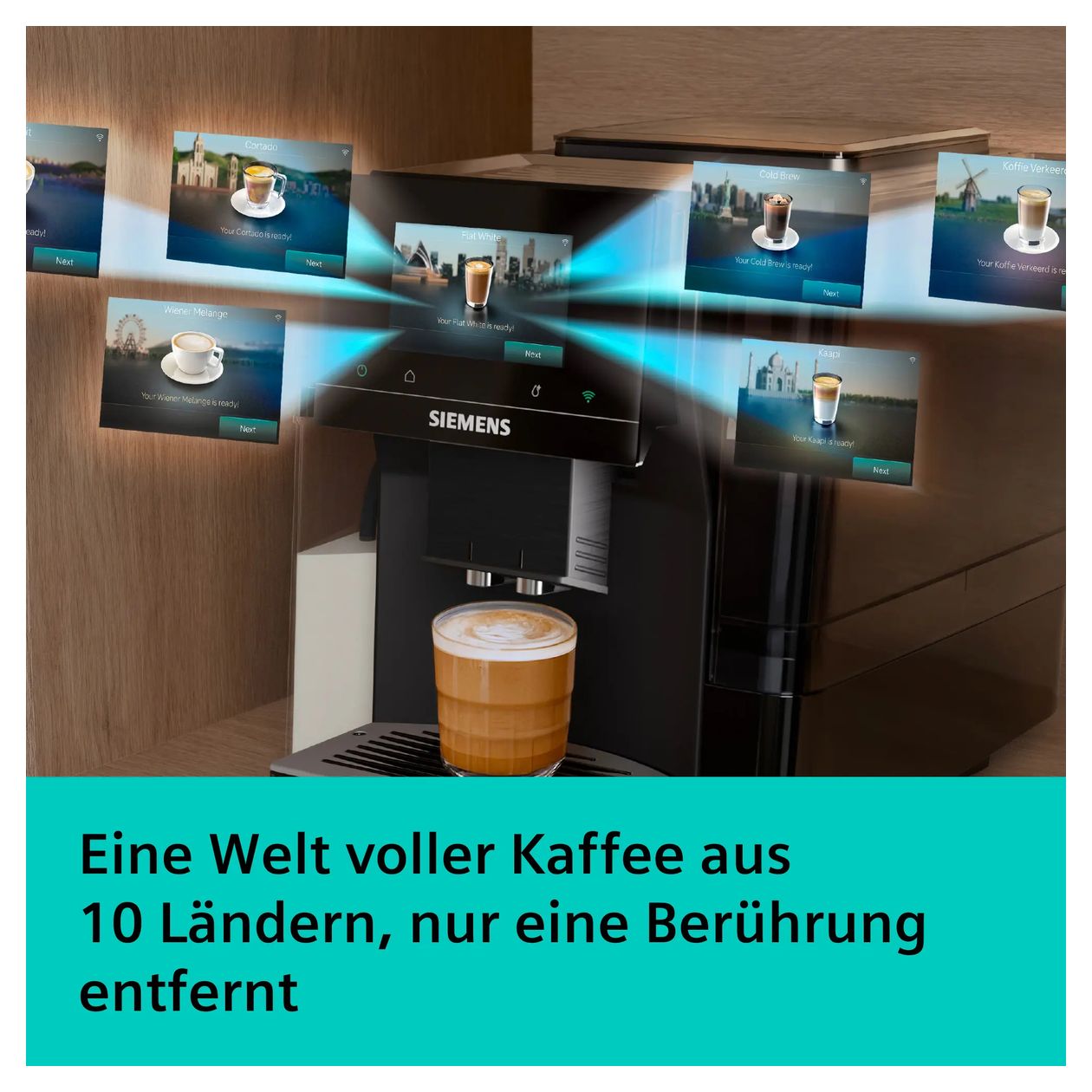 EQ700 TQ727EF5 iAroma Kaffeevollautomat 2,4 l 320 g  (Edelstahl) 
