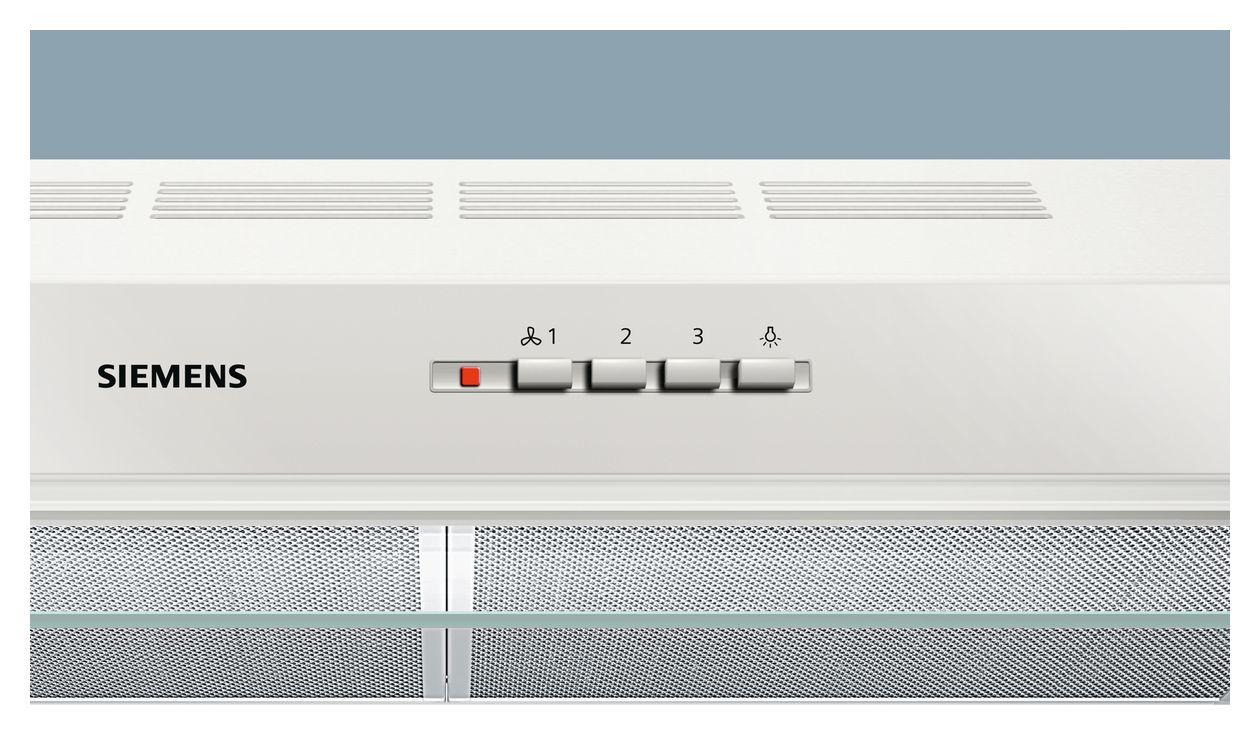 iQ100 LU63LCC20 Abluft/Umluft Dunstabzugshaube/Esse Unterbau 60 cm (Weiß) 