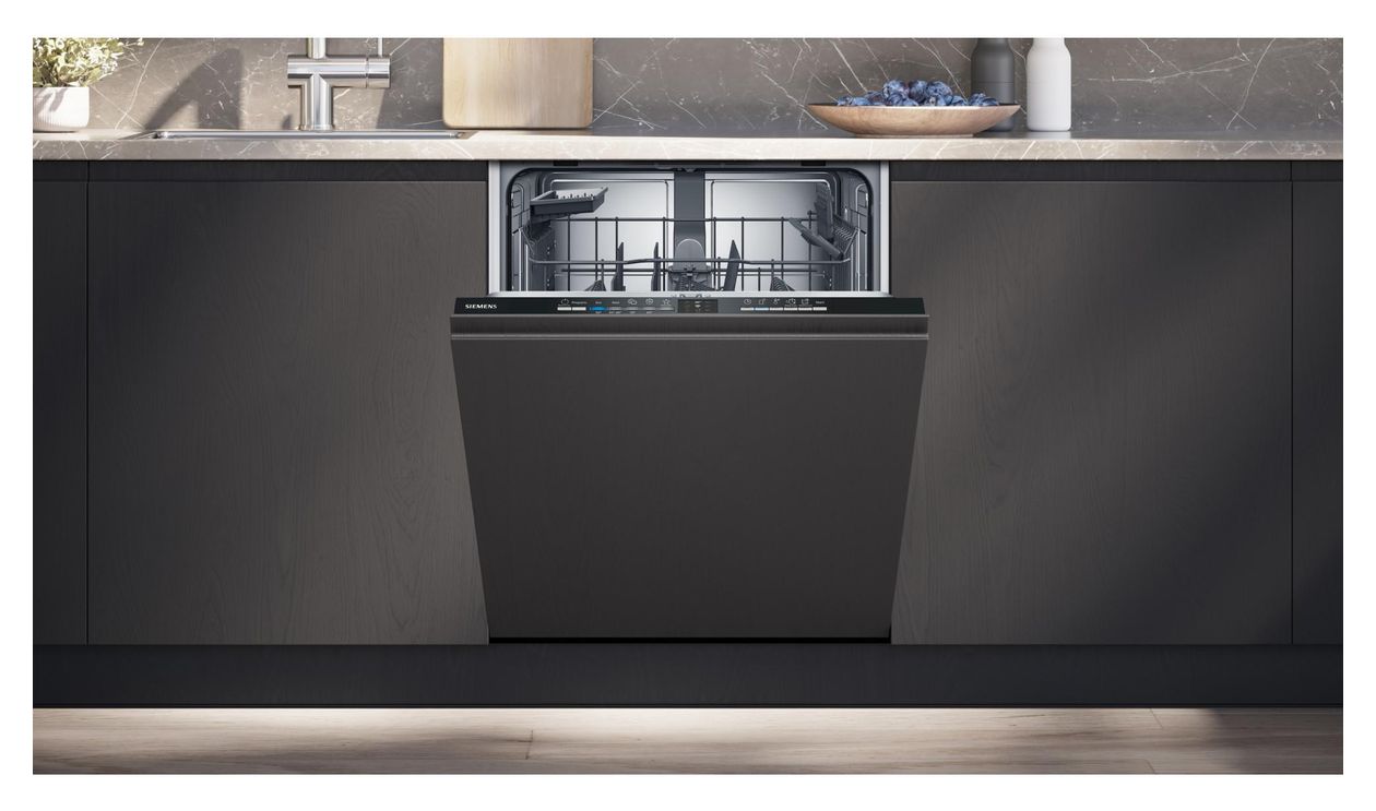 iQ100 SX61HX01TE 60 cm Geschirrspüler vollintegriert (ohne Front) Leise 13 Maßgedecke aquaStop Funktion 