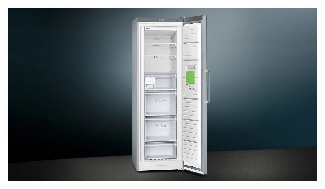 iQ300 GS36NGIEV 242 l Gefrierschrank 234 kWh Jahr NoFrost  (Satinierter Stahl) 