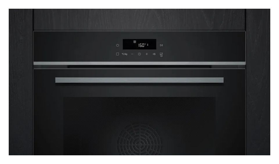 iQ300 HB472G0B3 Einbaubackofen groß AutoClean (Schwarz/Edelstahl) 