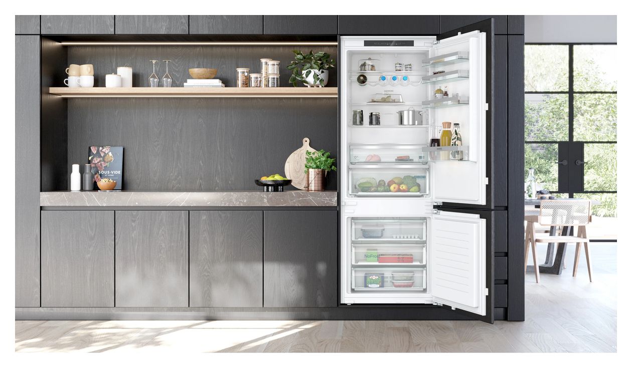 iQ300 KB96NVFE0 285 l / 98 l Kühl-Gefrierkombi freistehend NoFrost 256 kWh Jahr  (Nicht zutreffend) 