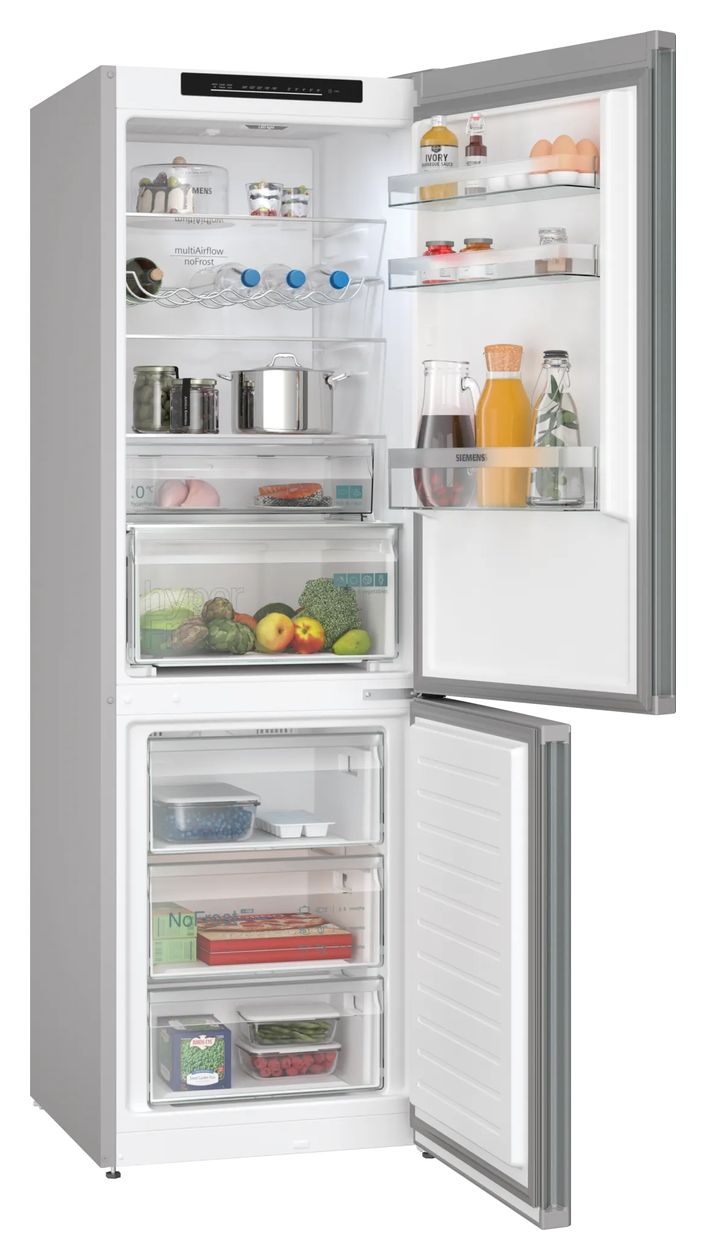 iQ300 KG36N2LCF 218 l / 103 l Kühl-Gefrierkombi freistehend NoFrost 159 kWh Jahr  (Edelstahl) 