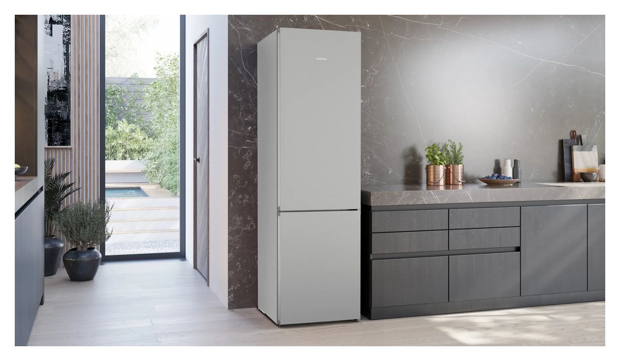 IQ300 KG39N2LCF 260 l / 103 l Kühl-Gefrierkombi freistehend NoFrost 162 kWh Jahr  (Edelstahl) 