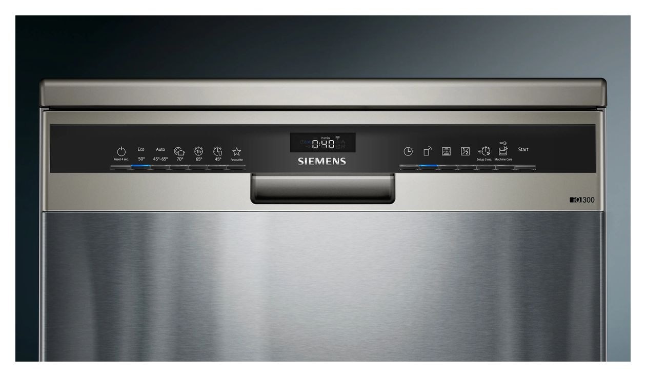 iQ300 SN23EI03KE 60 cm Geschirrspüler freistehend Sehr leise 13 Maßgedecke aquaStop Funktion 