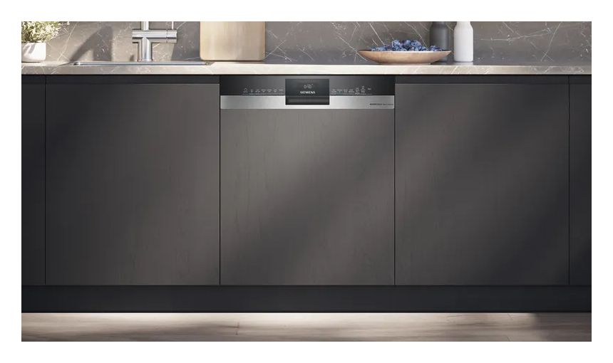 iQ300 SN53ES02BD 60 cm Geschirrspüler teilintegriert (ohne Front) Sehr leise 13 Maßgedecke aquaStop Funktion Wärmetauscher 