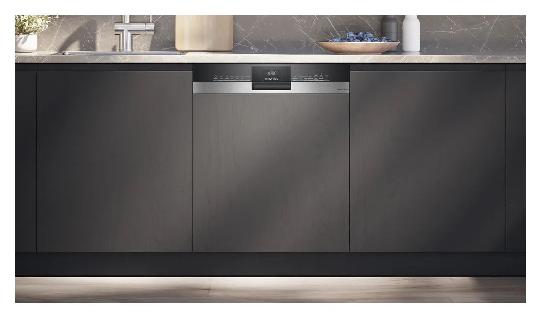 iQ300 SN53ES02UD 60 cm Geschirrspüler teilintegriert (ohne Front) Leise 13 Maßgedecke aquaStop Funktion Wärmetauscher 