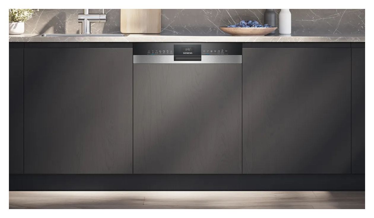 iQ300 SN53ES21AE 60 cm Geschirrspüler teilintegriert (ohne Front) Sehr leise 13 Maßgedecke aquaStop Funktion Wärmetauscher/Türöffnungstrocknung 