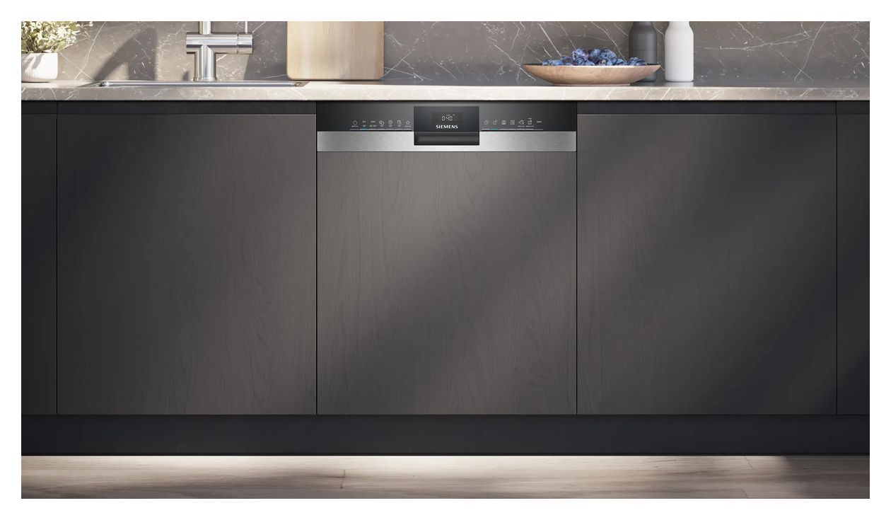 iQ300 SN53HS01AE 60 cm Geschirrspüler teilintegriert (ohne Front) Sehr leise 13 Maßgedecke aquaStop Funktion Wärmetauscher 