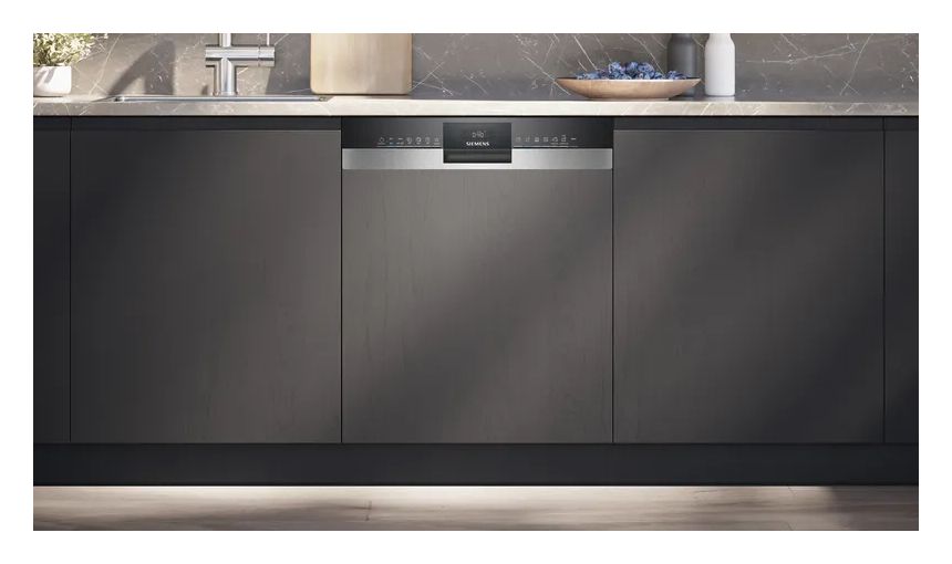 iQ300 SX53ES22CE 60 cm Geschirrspüler teilintegriert (ohne Front) Sehr leise 14 Maßgedecke aquaStop Funktion Wärmetauscher 