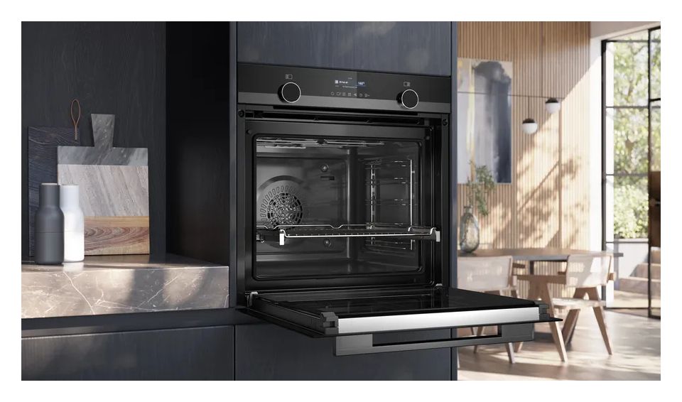 iQ500 HB479G5A7F Einbaubackofen groß AutoClean (Schwarz/Edelstahl) 