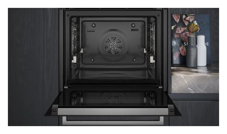 iQ500 HQ379G6S7 Einbaubackofen groß Dampfgaren AutoClean 