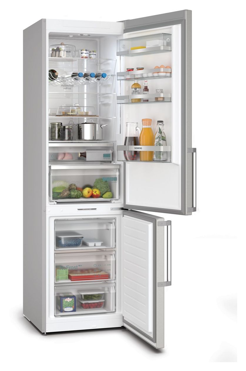 iQ500 KG39NAICT 260 l / 103 l Kühl-Gefrierkombi freistehend 162 kWh Jahr  (Edelstahl) 