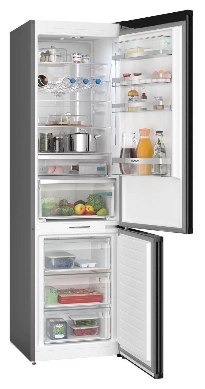 iQ500 KG39NAXCF 260 l / 103 l Kühl-Gefrierkombi freistehend 162 kWh Jahr  (Edelstahl) 