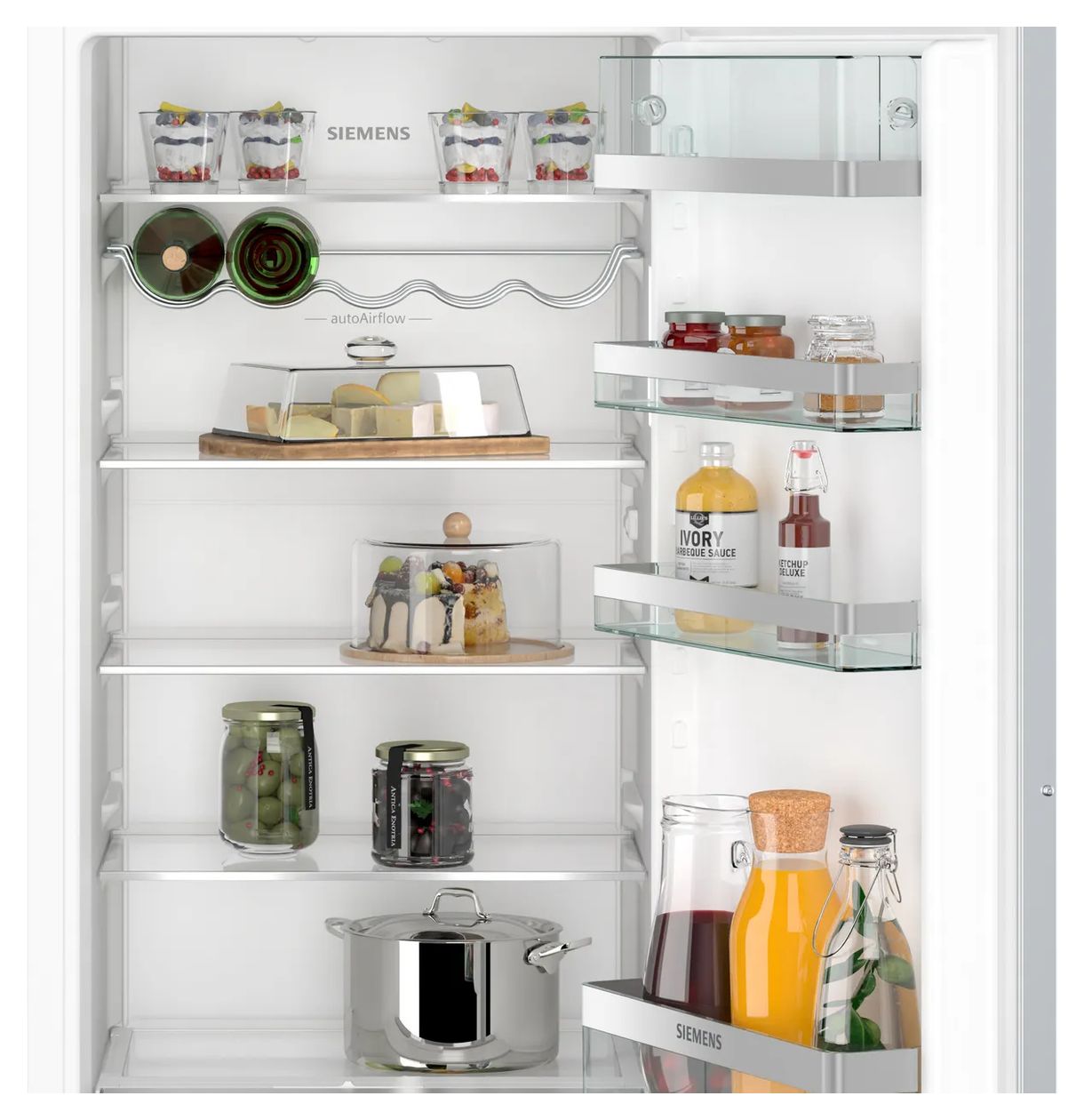 iQ500 KI41RADD1 204 l 122,5 cm Einbaukühlschrank EEK: D 81 kWh Jahr 