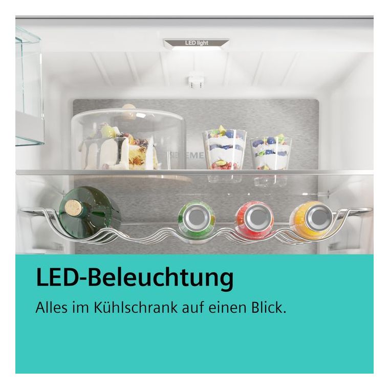iQ500 KI81REDE0 310 l 177,5 cm Einbaukühlschrank EEK: D 91 kWh Jahr 