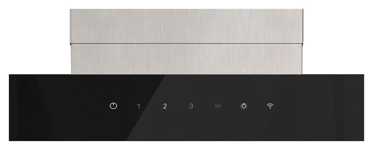 iQ500 LC67BDN30 Abluft/Umluft Dunstabzugshaube/Esse Wand 60 cm (Schwarz, Edelstahl) 