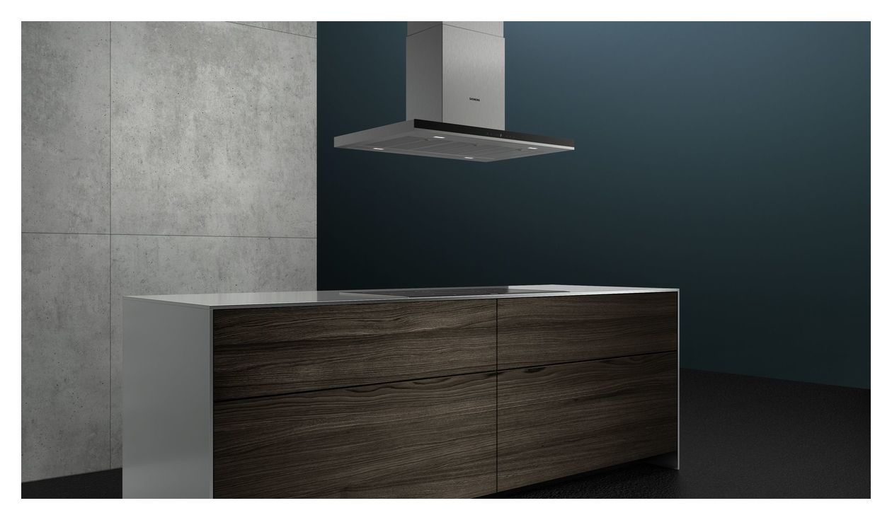 iQ500 LF98BIP50 Abluft/Umluft Dunstabzugshaube/Esse Insel 90 cm (Edelstahl) 