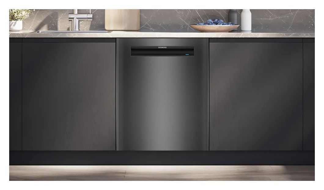 iQ500 SN15EC06CS 60 cm Geschirrspüler unterbaufähig Sehr leise 14 Maßgedecke aquaStop Funktion Heat exchanger/Drying assistant 