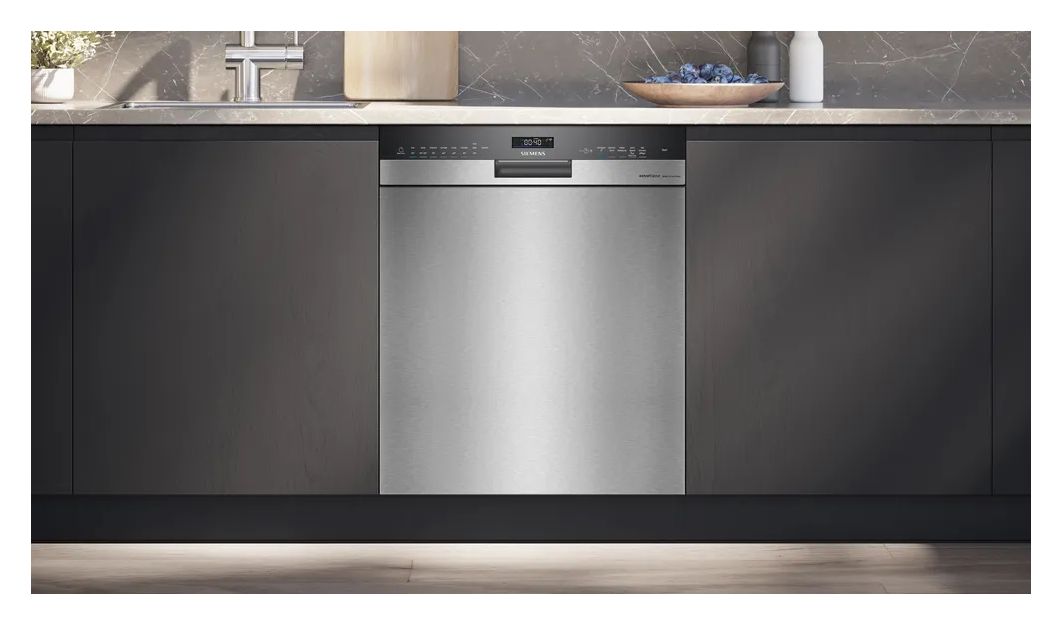 iQ500 SN45ES00BD 60 cm Geschirrspüler unterbaufähig Sehr leise 13 Maßgedecke aquaStop Funktion Wärmetauscher/Türöffnungstrocknung 