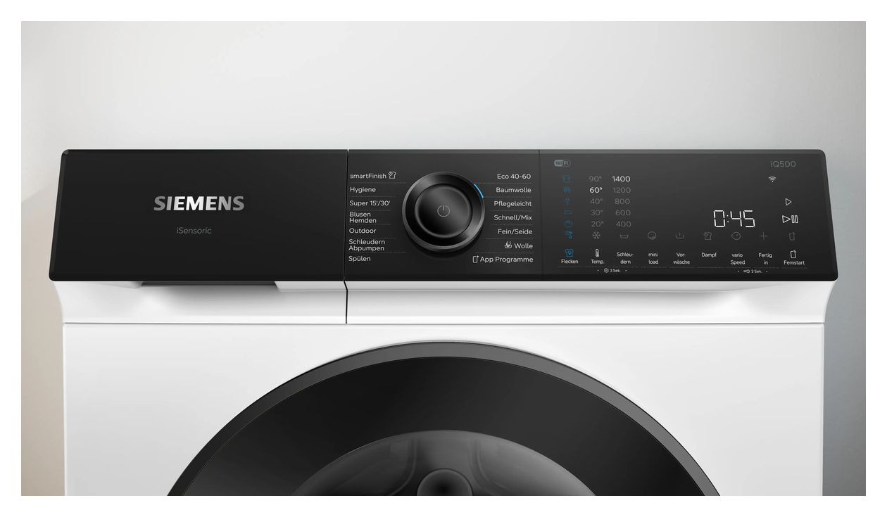 iQ500 WG44H2MECO 9 kg Frontlader Waschmaschine 1400 U/min aquaStop Funktion 