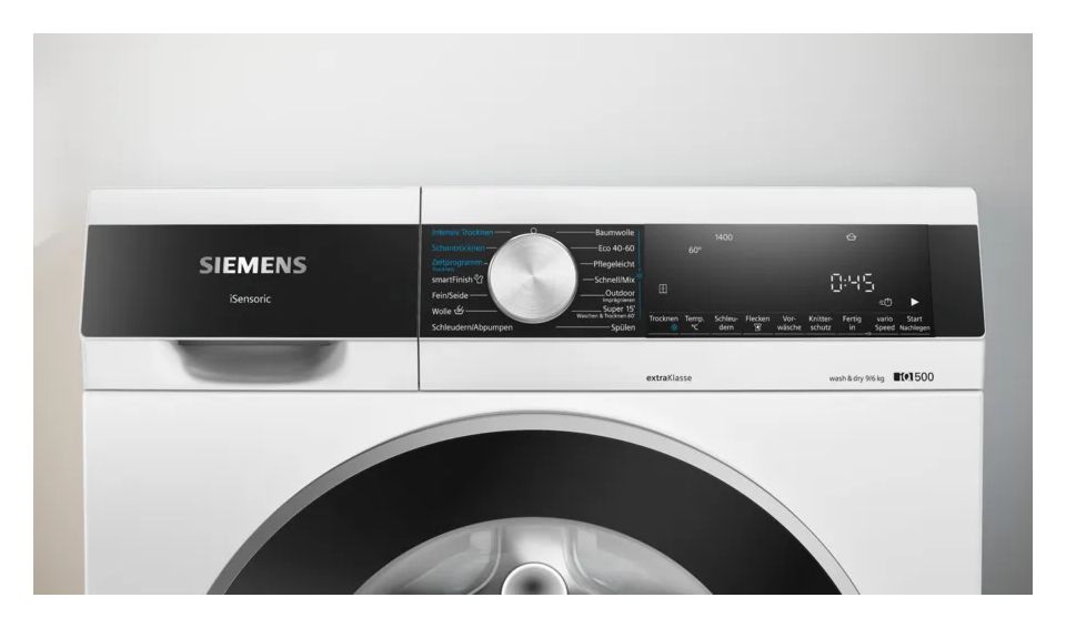 iQ500 WN44G292 9 kg 6 kg Waschtrockner 1400 U/min 