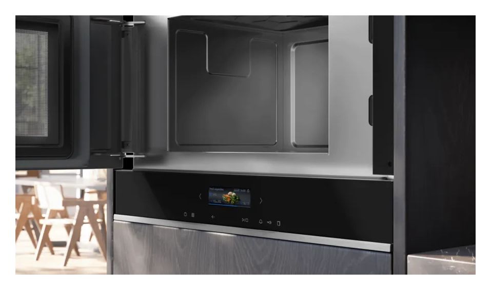 iQ700 BF722L1B1 Einbau-Mikrowelle 900 W Größe: mittel 5 Stufen (Schwarz) 