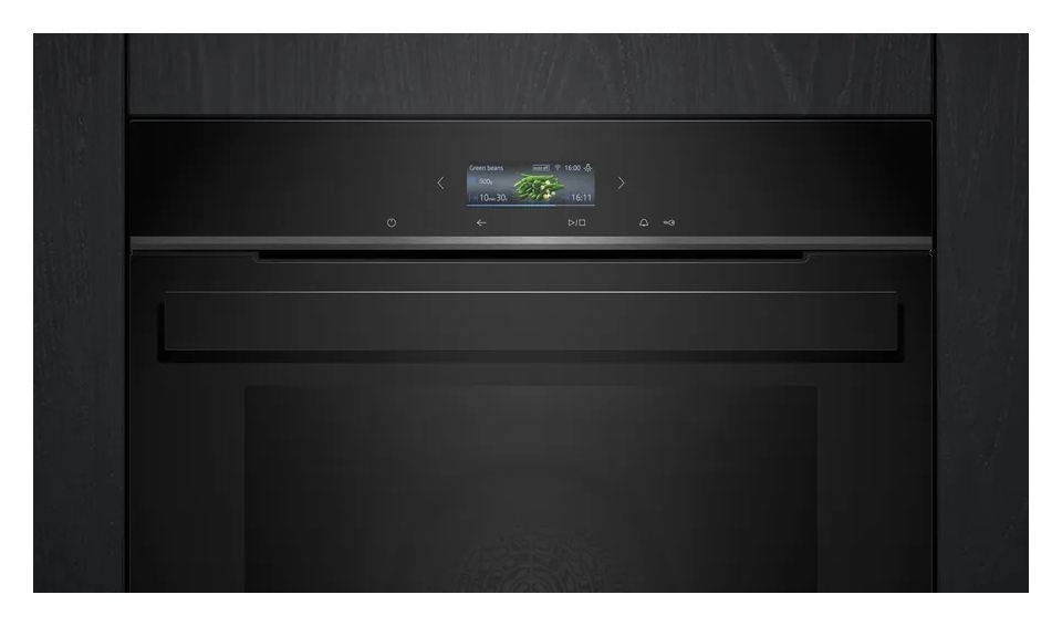 iQ700 HB934GBB1 Einbaubackofen groß AutoClean (Edelstahl, Schwarz) 