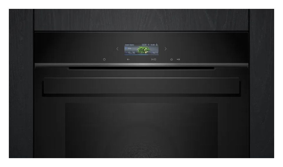 iQ700 HB974GLB1 Einbaubackofen groß AutoClean (Schwarz/Edelstahl) 