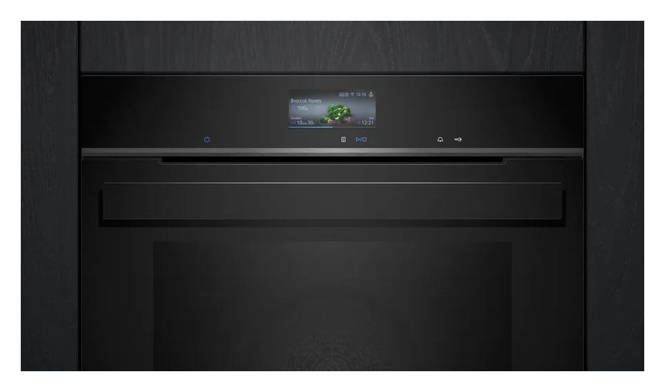 iQ700 HB976GMB1 Einbaubackofen groß AutoClean (Edelstahl, Schwarz) 