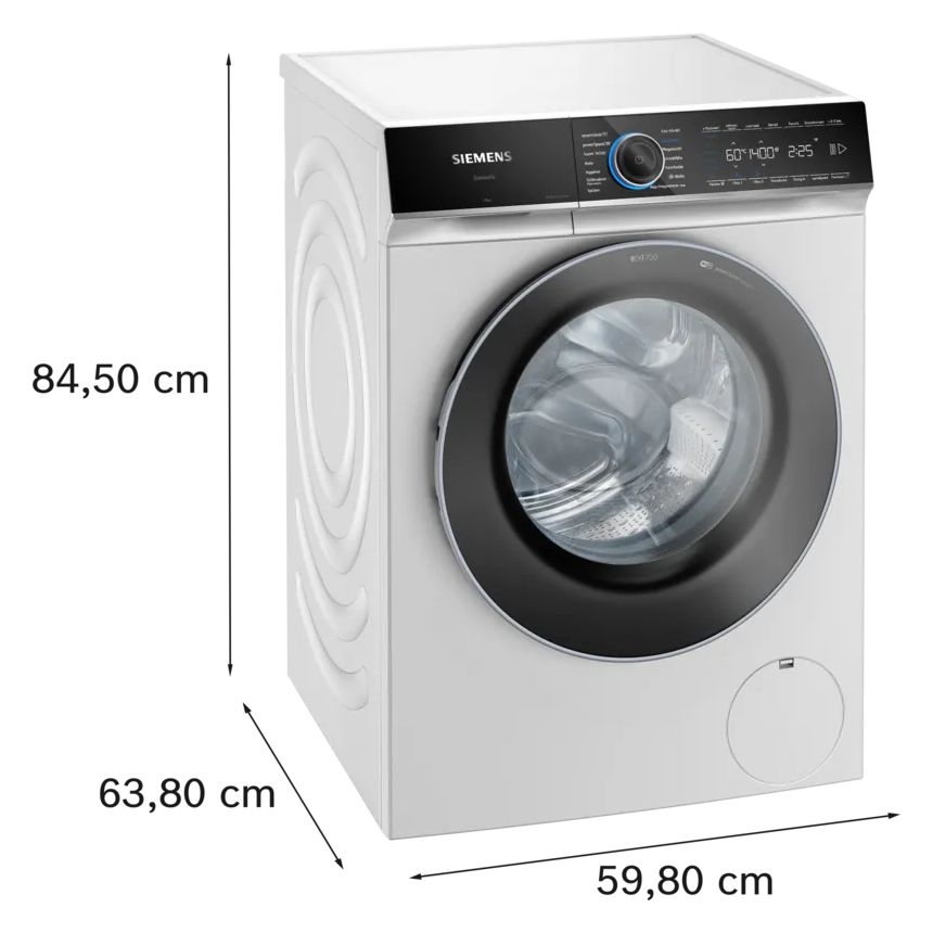 iQ700 WG44B2AW0 9 kg Frontlader Waschmaschine 1400 U/min aquaStop Funktion 