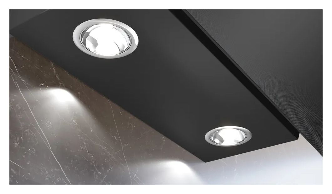 iQ100 LC85KDK6K Dunstabzugshaube Wand 80 cm Abluft/Umluft (Schwarz) 