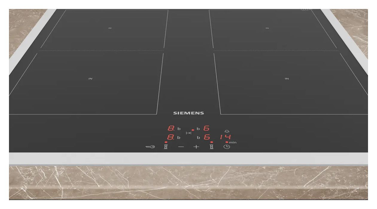 PQ522VAAB (EM645CQB6E + HE278GBB4) Herdset groß AutoClean activeClean mit 60 cm Induktions Kochfeld 