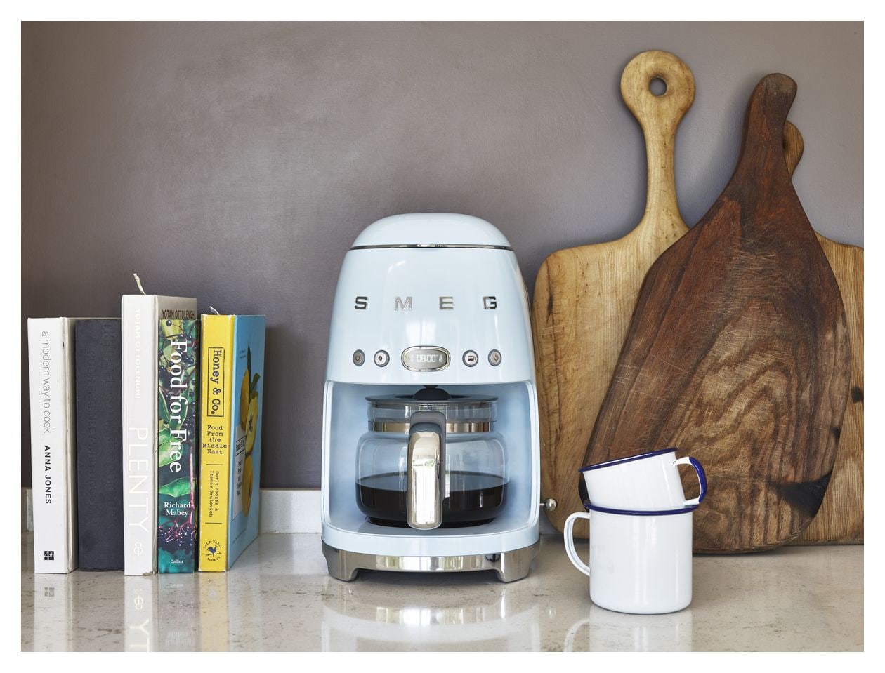 DCF02PBEU 10 Tassen Filterkaffeemaschine 1,4 l  (Blau) 
