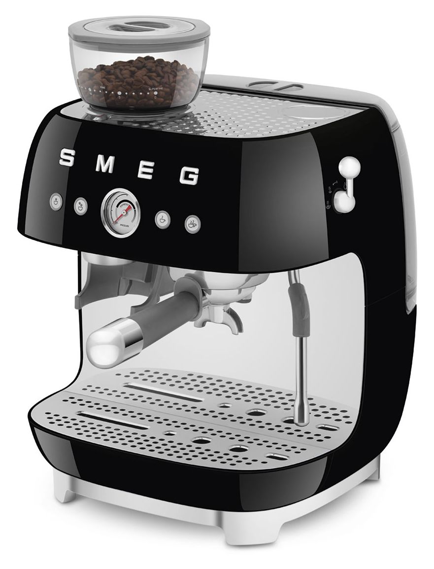 EGF03BLEU Siebträger Kaffeemaschine 15 bar 1650 W  (Schwarz) 