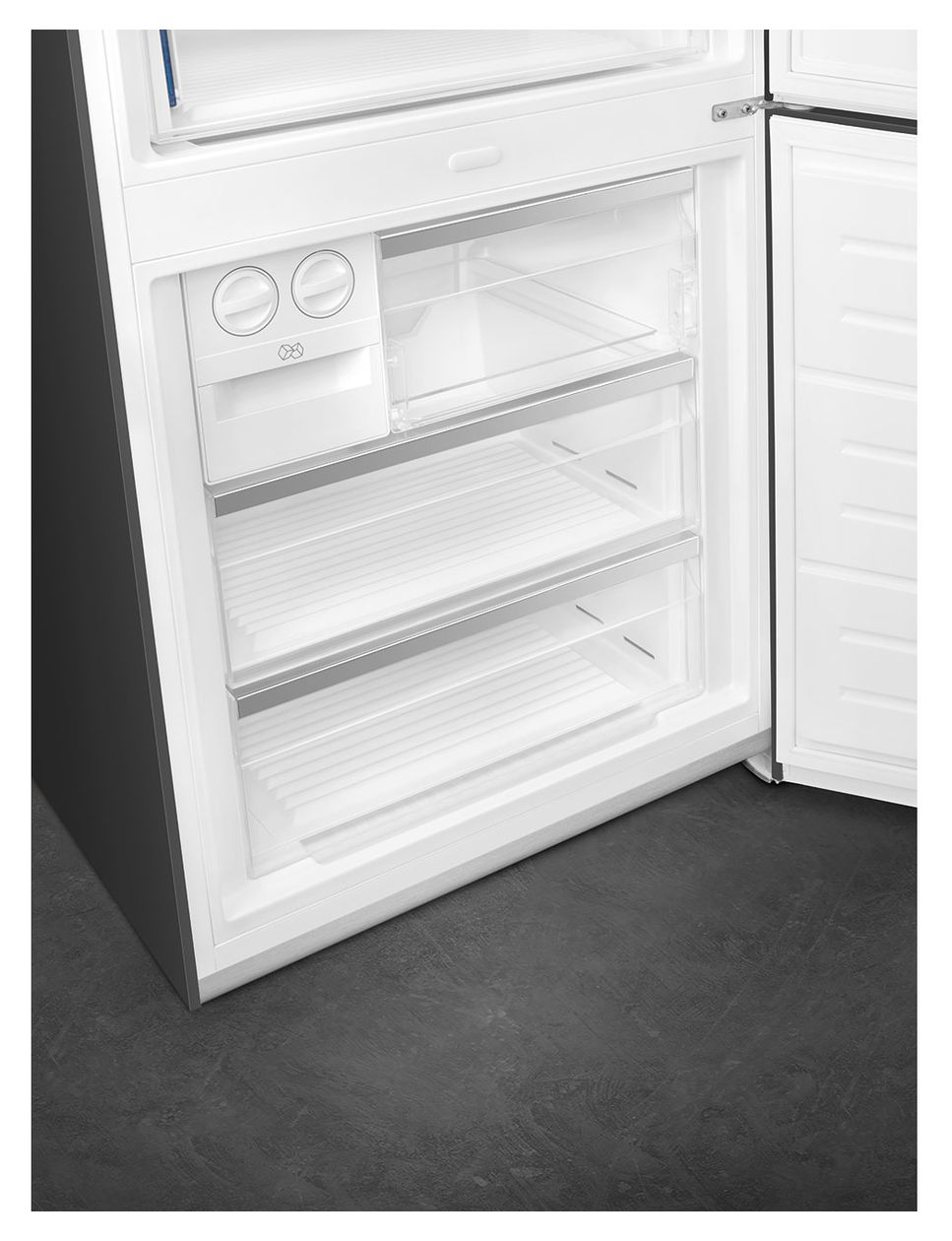 FA8005RAO6 344 l / 137 l Kühl-Gefrierkombi freistehend NoFrost 230 kWh Jahr  (Anthrazit) 