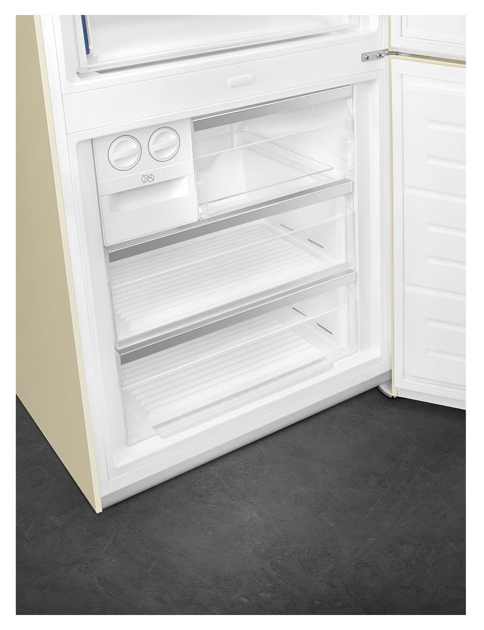 FA8005RPO6 344 l / 137 l Kühl-Gefrierkombi freistehend NoFrost 230 kWh Jahr  (Cremefarben) 