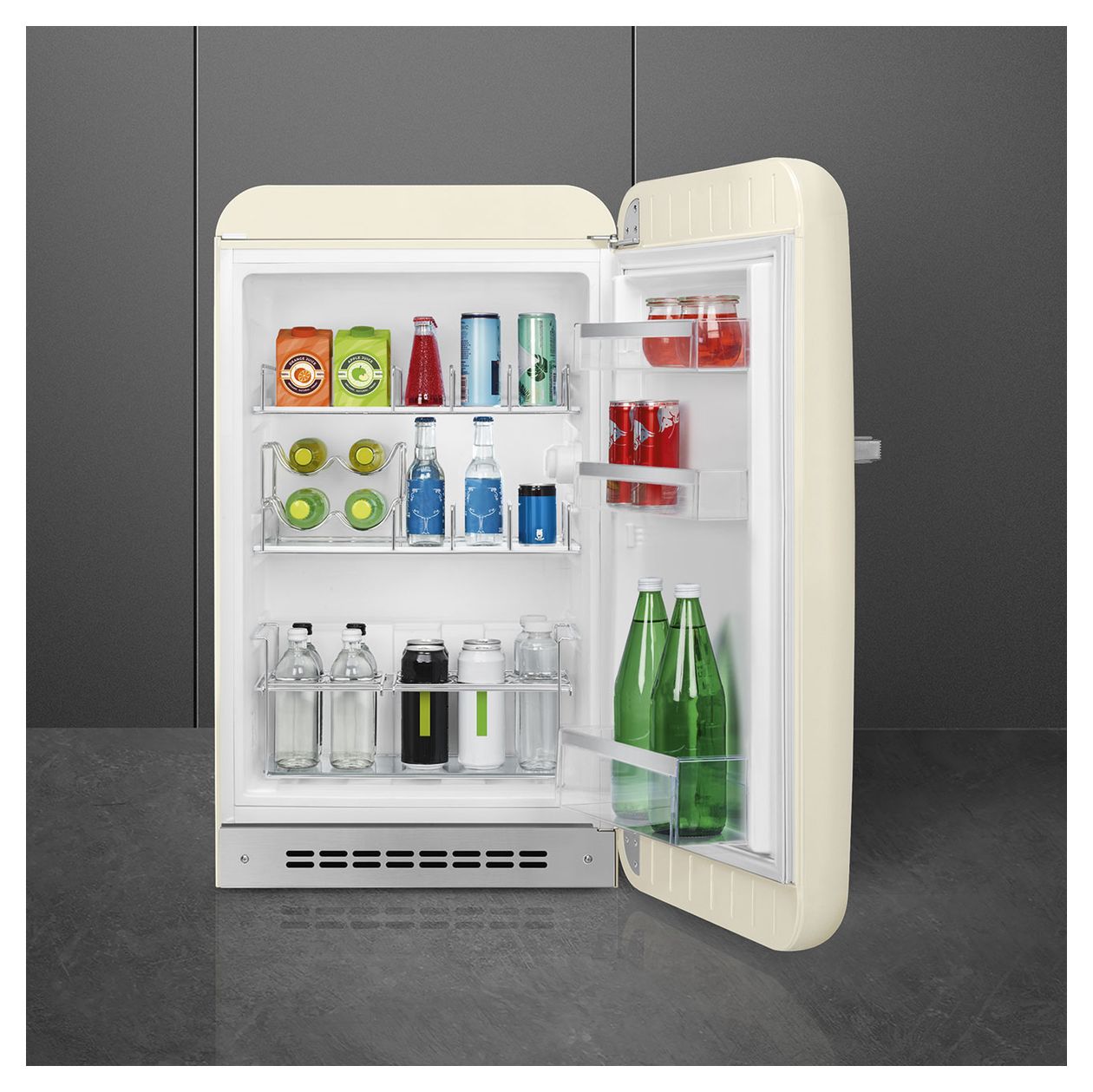 FAB10HRCR6 135 l / 135 l Kühlschrank freistehend EEK: D 72 kWh Jahr  (Cremefarben) 