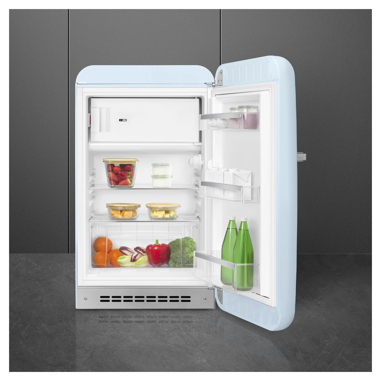 FAB10RPB6 122 l / 105 l Kühlschrank freistehend EEK: D 115 kWh Jahr  (Blau) 