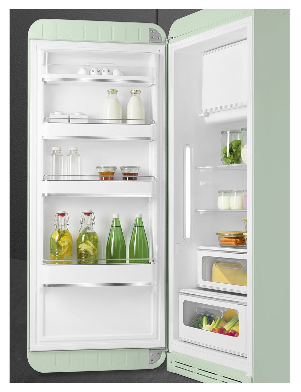 FAB28LPG6 270 l / 244 l Kühlschrank freistehend EEK: C 104 kWh Jahr  (Grün) 