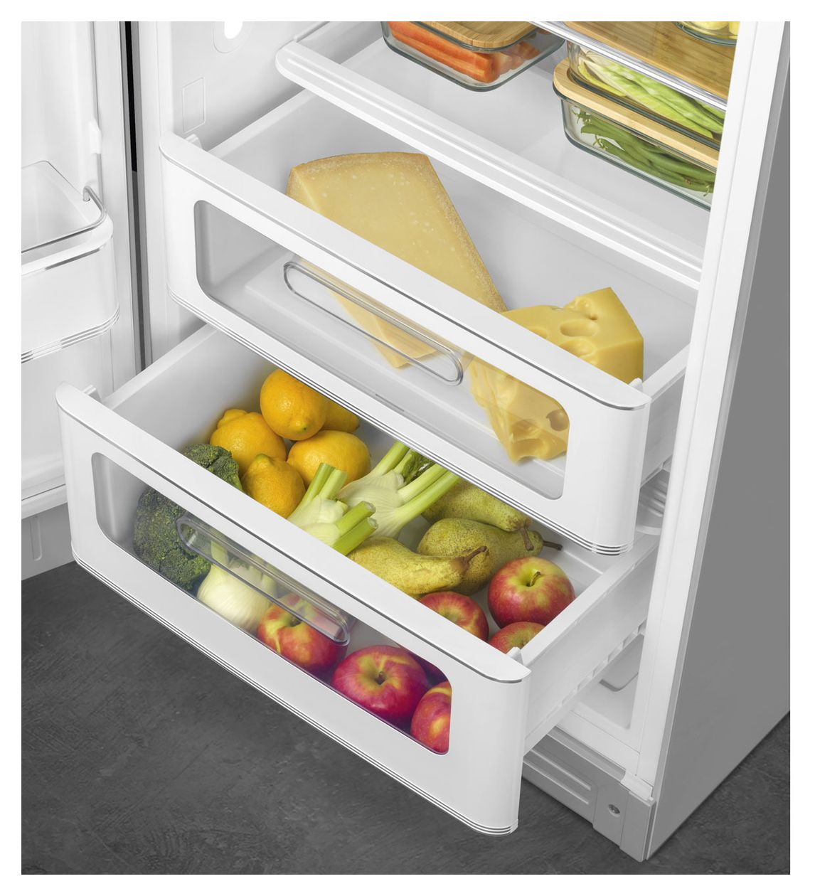 FAB28LSV6 270 l / 244 l Kühlschrank freistehend EEK: C 104 kWh Jahr  (Silber) 